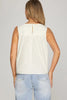 Sleeveless Ruffle White Top - Little Jill & Co.