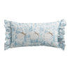 Lumbar Toile Bunny Pillow - Little Jill & Co.