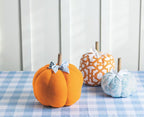 Medium Orange Pattern Pumpkin