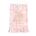 Pink Toile Bunny Pearl Towel - Little Jill & Co.