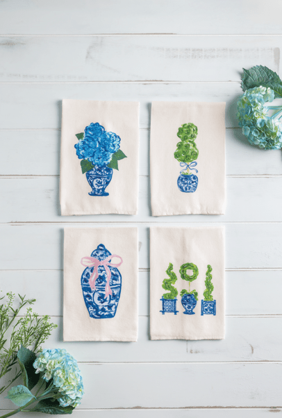 Painted Jinger Jar Towel