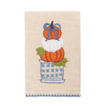 Stacked Pumpkin Appliqué Topiary Towel