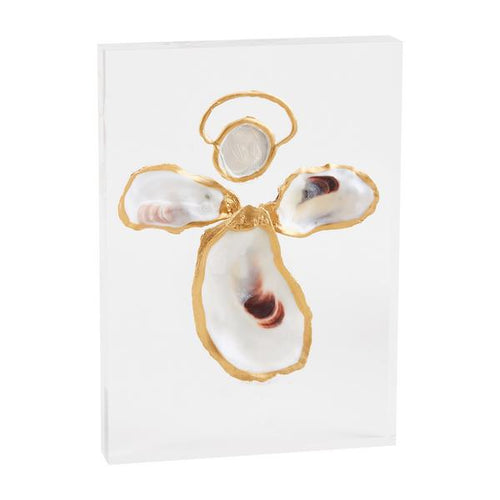 Angel Acrylic Oyster Plaque - Little Jill & Co.