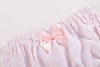 White and Pink Baby Bloomers Knit 2pc Set