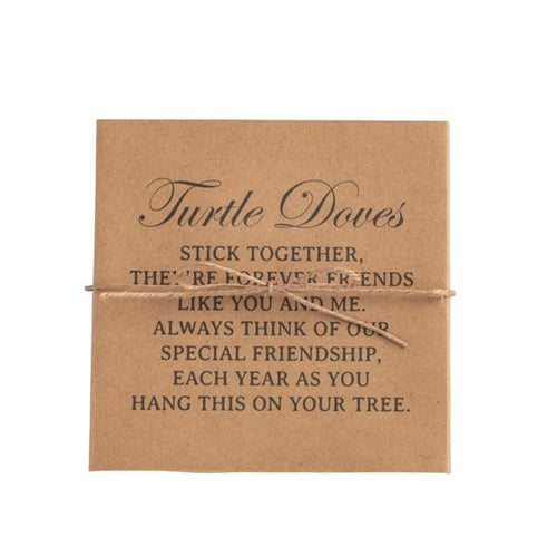Boxed Turtle Dove Ornament