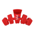 Classic Hair Clip | Large | USA Red