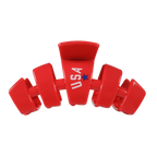 Classic Hair Clip | Large | USA Red