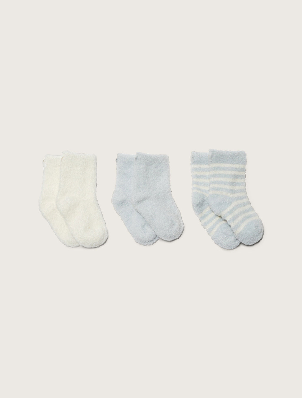 CozyChic Lite® Infant Sock Set Blue/Pearl