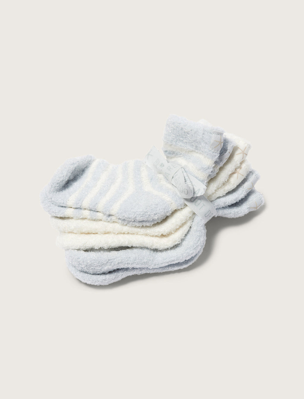 CozyChic Lite® Infant Sock Set Blue/Pearl