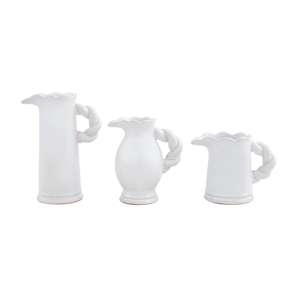 LG Twisted Handle Pitcher Vase