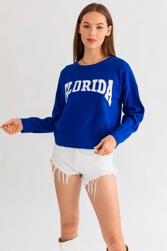 "FLORIDA" LIGHT WEIGHT SWEATER