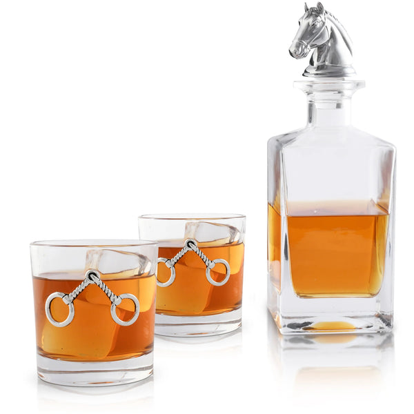 Equ. Decanter Set w/Glasses