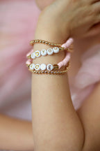 Pink Love Bracelet 4pc - Little Jill & Co.