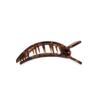 Square Flat Hair Clip | Med. | Tortoise
