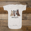 "Neigh" Horse Country Western Farm Baby Boy Girl Clothing