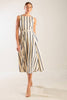 A striped woven midi dress - FD1503