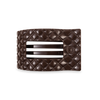 Flat Rectangle Hair Clip | Medium | Truly Taupe Quilted