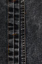 SLEEVELESS MINI DRESS IN DENIM FABRIC - Little Jill & Co.