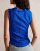 Ladies Ribbed Sleeveless Tank Top SKT278