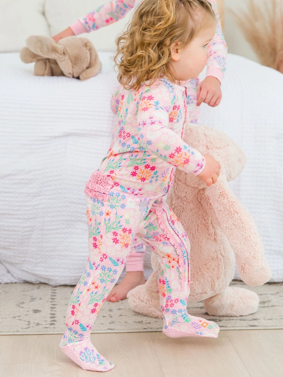 Bunny & Friends 1pc Footie PJ