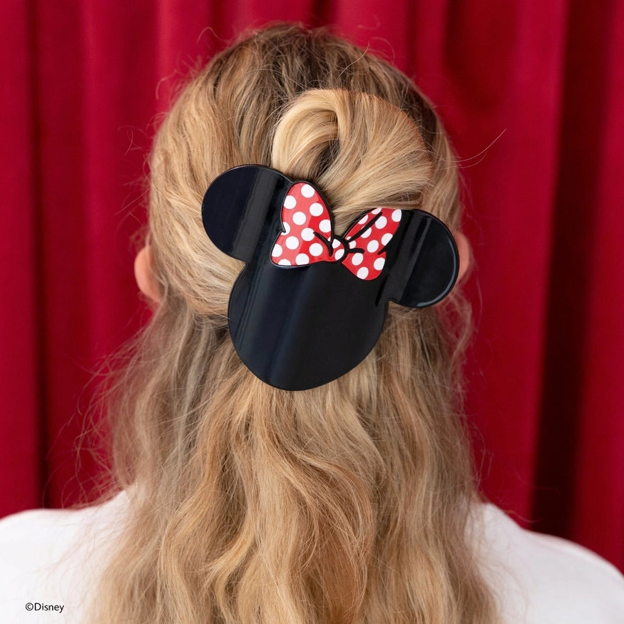 Disney: Minnie Mouse Shaped | Large | Flat Hair Clip