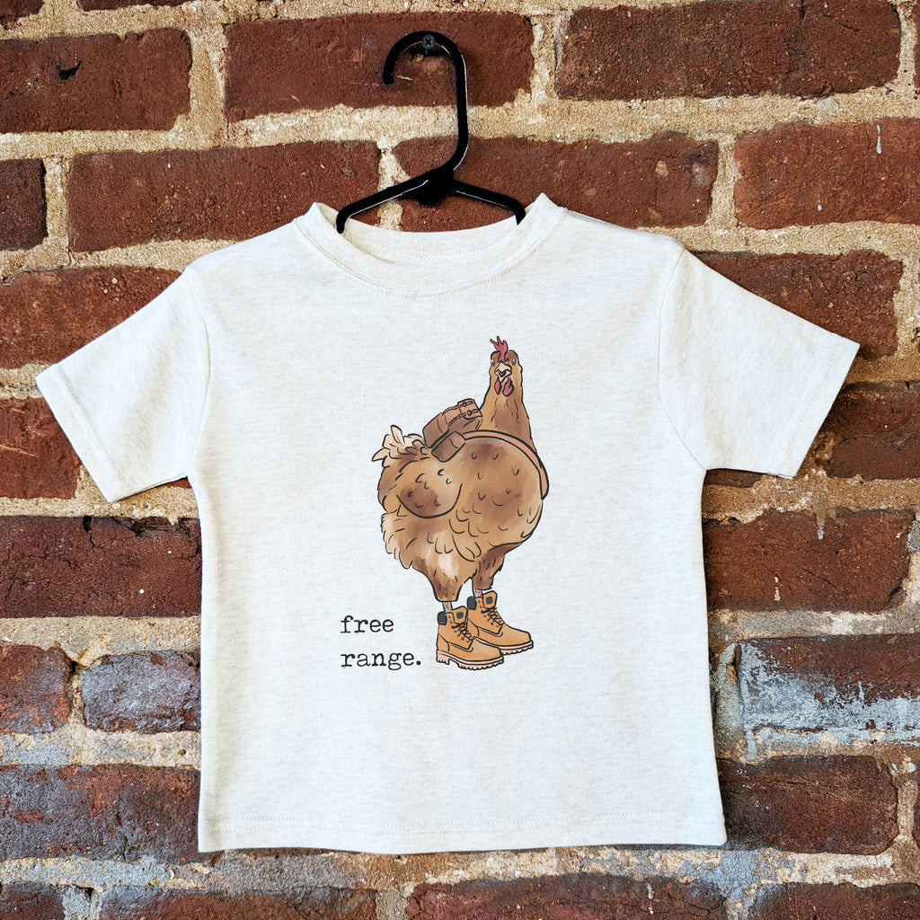 "Free Range" Chicken Funny Country Western Clothes Fall 2024