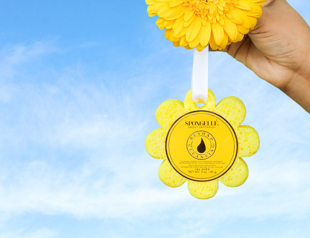 Sweet Patchouli Wild Flower  | Soap Sponge | Self-Care - Little Jill & Co.