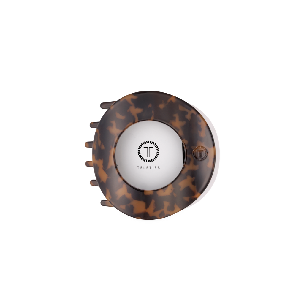Tortoise | Medium | Flat Circle Hair Clip