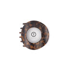 Tortoise | Medium | Flat Circle Hair Clip
