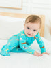 Puppy 1pc Footie PJ Blue