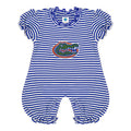 Florida Gators Striped Infant Puff Sleeve Romper