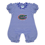 Florida Gators Striped Infant Puff Sleeve Romper
