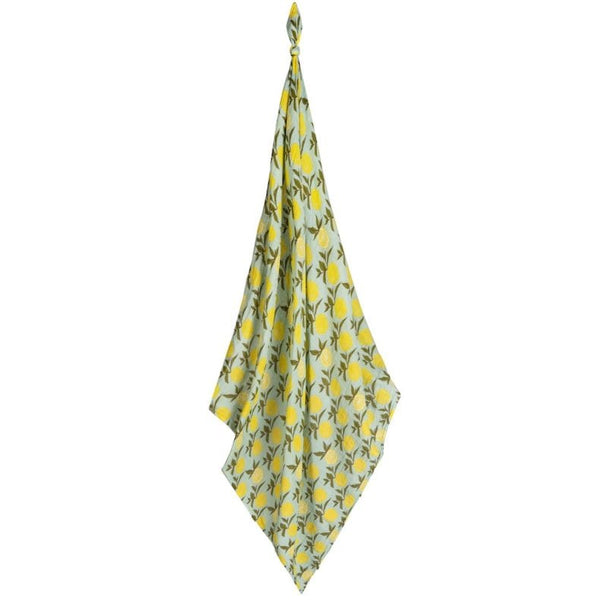 Lemon Muslin Swaddle Blanket