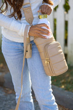 Taupe Vegan Leather Hydrobag® with Strap Bundle