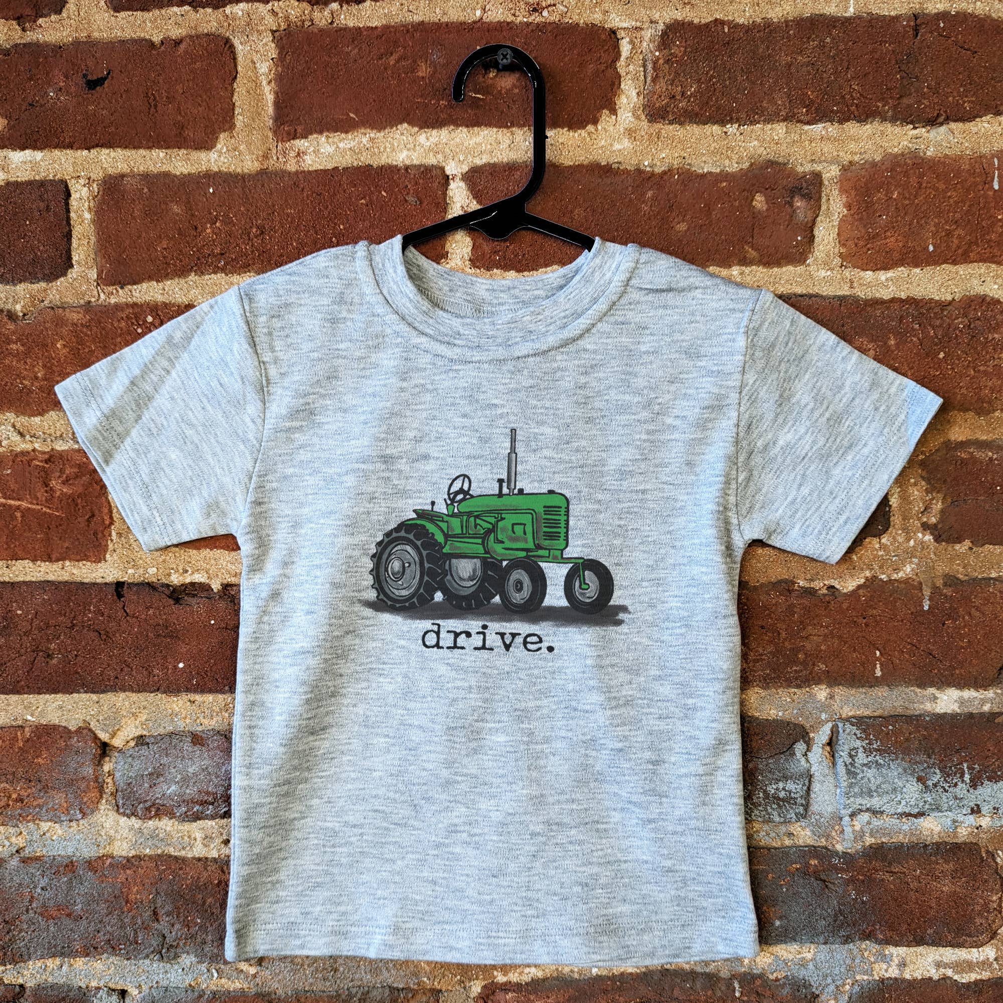 Drive Green Tractor Farm Boys Country Western Apparel Kids