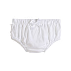 White and Pink Baby Bloomers Knit 2pc Set