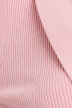 COLLARED SWEATER RIB TOP