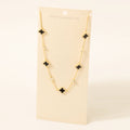 Sterling Silver Clover Charm Necklace