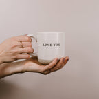 Love You Stoneware Coffee Mug - Gifts & Home Decor