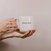 Love You Stoneware Coffee Mug - Gifts & Home Decor
