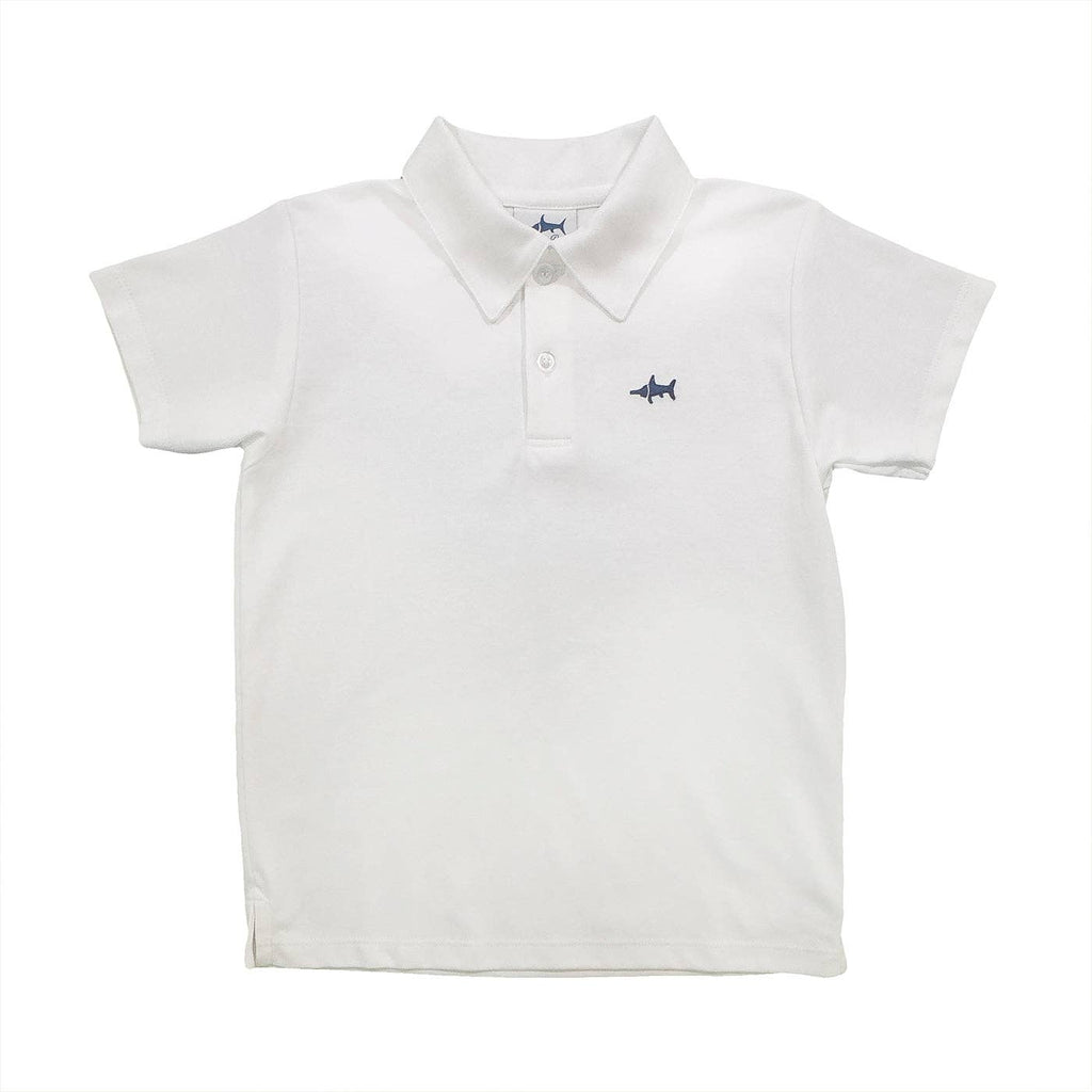 SBC Signature Boys Short Sleeve Polo White