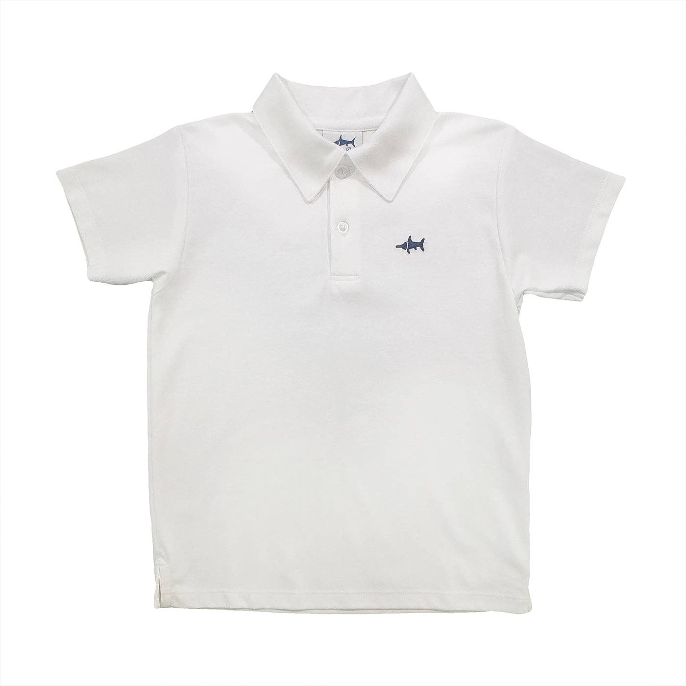 SBC Signature Boys Short Sleeve Polo White
