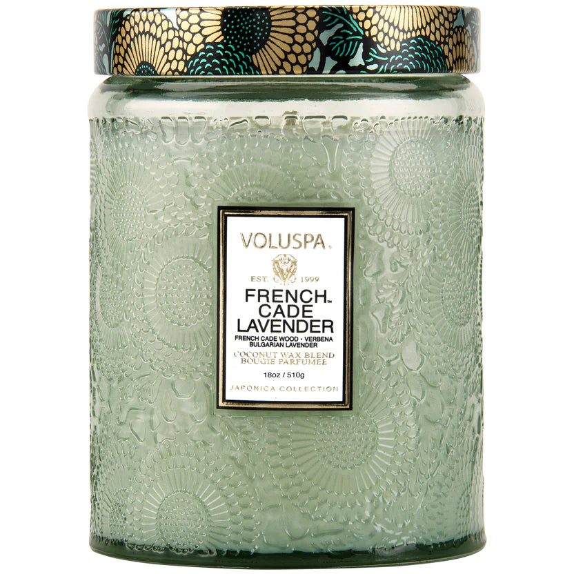 French Cade Lavender 18 Lg Jar - Little Jill & Co.
