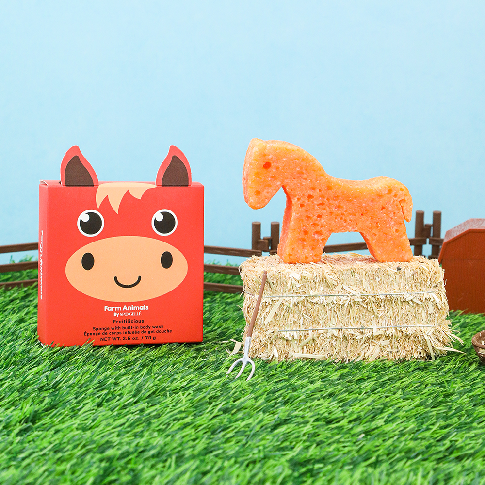 Henry Horse Farm Animals Sponge - Little Jill & Co.