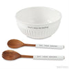 Fluted Salad Bowl