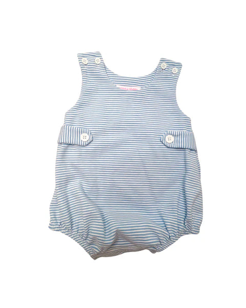 Theodore Knit Bubble - Blue Stripe