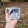 I Love Moo Cow Coffee Mug