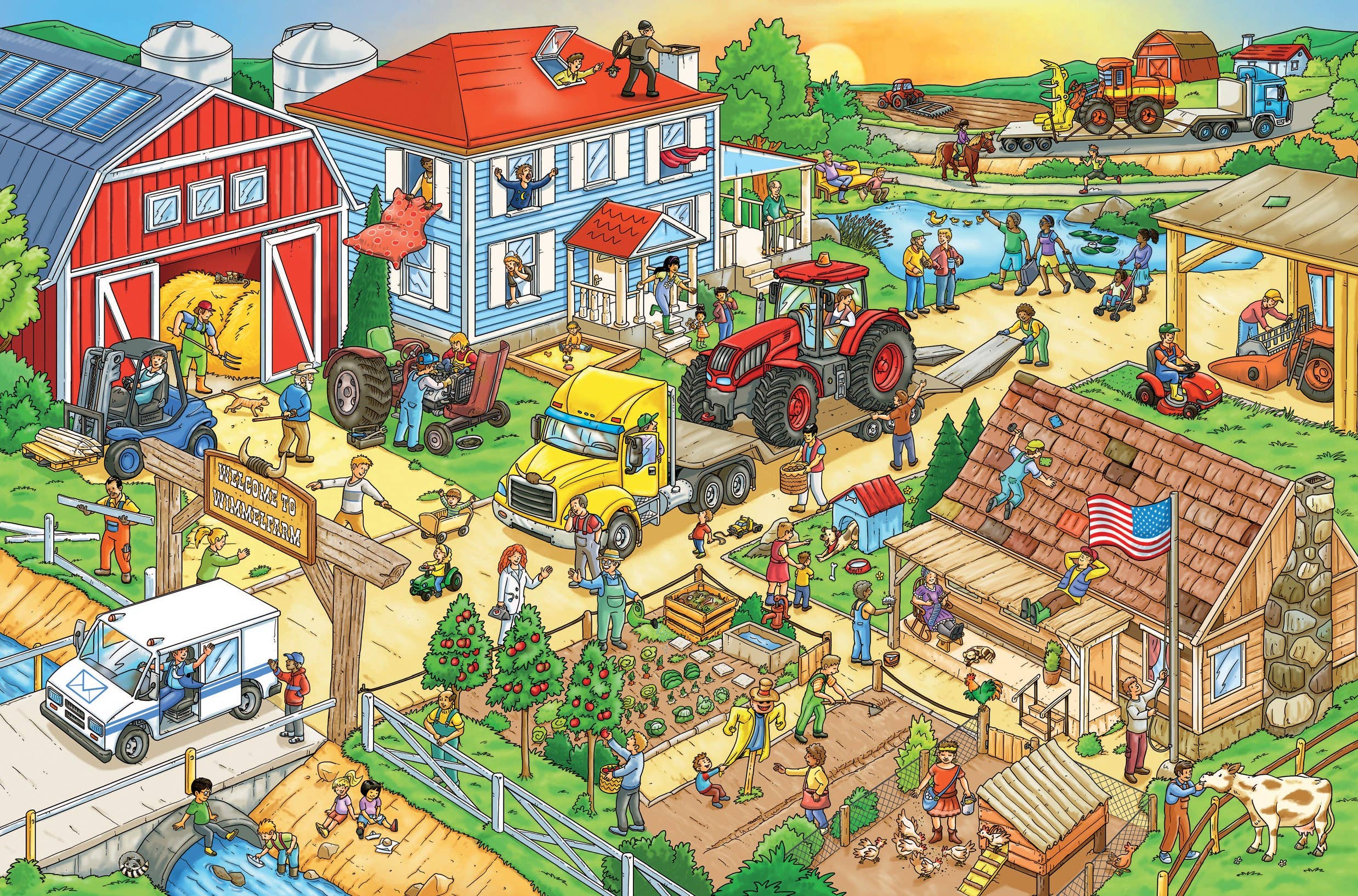 My Little Wimmelbook® - On the Farm