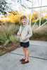 Hampton Boys Full Zip Hoodie - Khaki