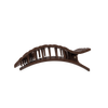 Flat Rectangle Hair Clip | Medium | Truly Taupe Quilted